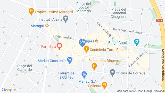 Ubicación de la subastas Subasta de garaje en BARCELONA