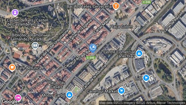 Ubicación de la subastas Subasta de garaje en Castelldefels
