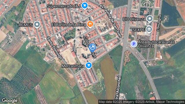 Ubicación de la subastas Subasta de local comercial en OLIVENZA