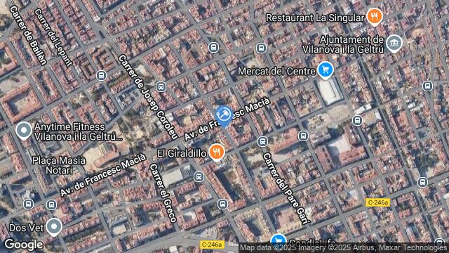 Ubicación de la subastas Subasta de vivienda en Vilanova i la Geltrú