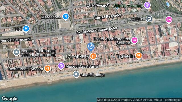 Ubicación de la subastas Subasta de vivienda en Calafell