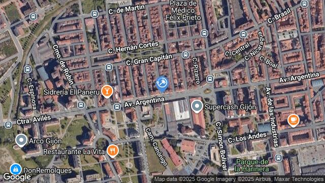 Ubicación de la subastas Subasta de vivienda en Gijón