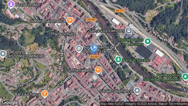 Ubicación de la subastas Subasta de local comercial en Langreo
