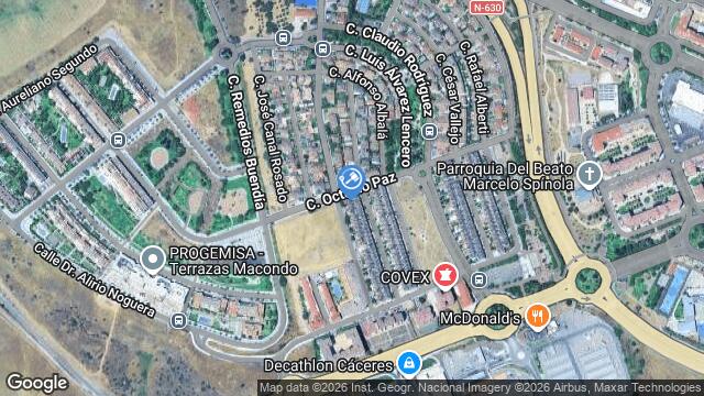 Ubicación de la subastas Subasta de cl garcia marquez ( aliseda) en ALISEDA