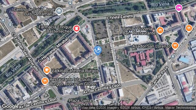 Ubicación de la subastas Subasta de garaje en Burgos