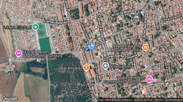 Ubicación de la subastas Subasta de vivienda en L'Escala