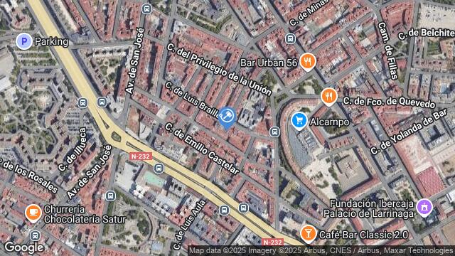 Ubicación de la subastas Subasta de vivienda en ZARAGOZA