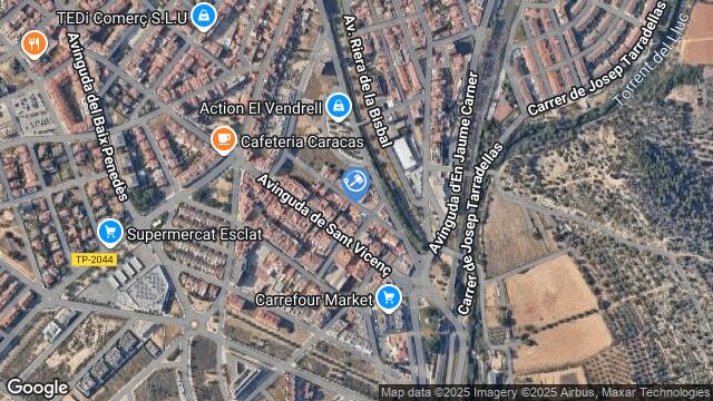 Ubicación de la subastas Subasta de garaje en EL VENDRELL