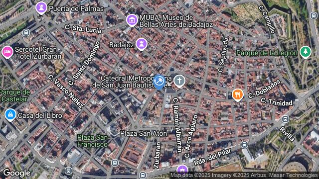 Ubicación de la subastas Subasta de vivienda en Badajoz