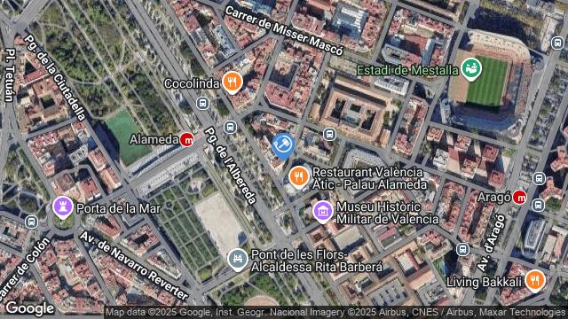 Ubicación de la subastas Subasta de cl arquitecto mora ( valÈncia) en VALÈNCIA