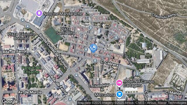 Ubicación de la subastas Subasta de local comercial en Cartagena