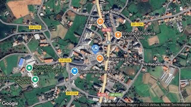 Ubicación de la subastas Subasta de cl campo da feira ( carral) en CARRAL