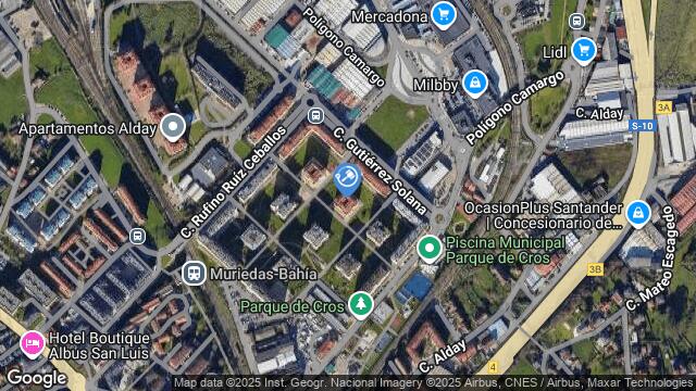 Ubicación de la subastas Subasta de vivienda en Maliaño (Camargo)