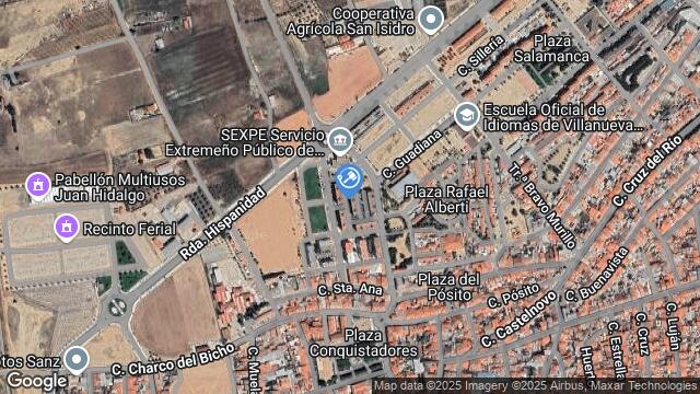Ubicación de la subastas Subasta de vivienda en VILLANUEVA DE LA SERENA