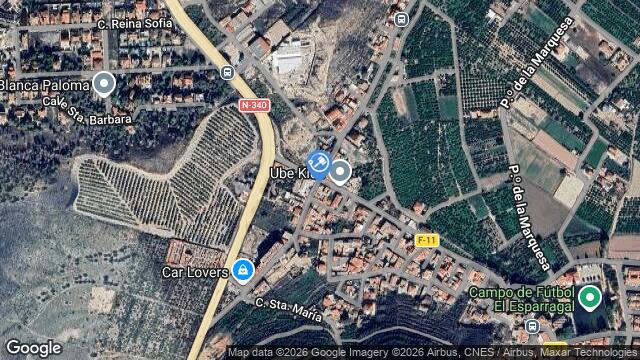 Ubicación de la subastas Subasta de finca 9932 seccion 4  ( el esparragal - murcia) en MURCIA