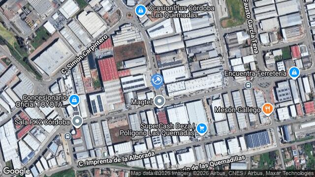 Ubicación de la subastas Subasta de nave industrial en CORDOBA