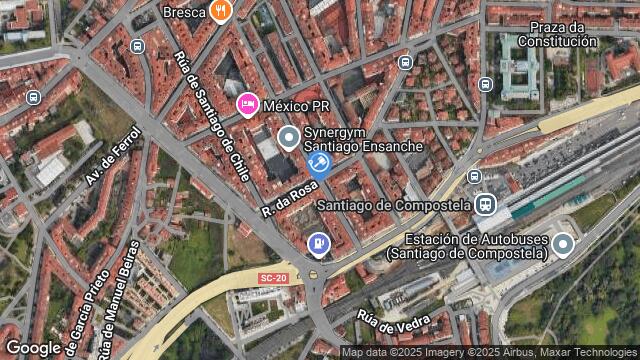 Ubicación de la subastas Subasta de local comercial en Santiago de Compostela