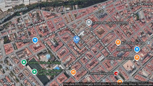 Ubicación de la subastas Subasta de vivienda en Torrent