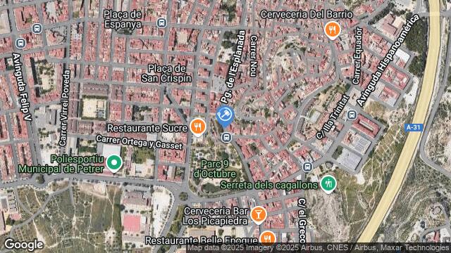 Ubicación de la subastas Subasta de 41/120 partes manantial  ( petrer - alicante) en ALICANTE