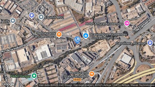Ubicación de la subastas Subasta de nave industrial en ALCOBENDAS