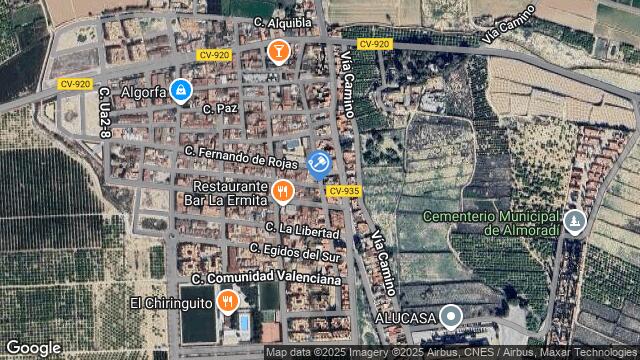 Ubicación de la subastas Subasta de cl ramon y cajal ( algorfa) en ALGORFA