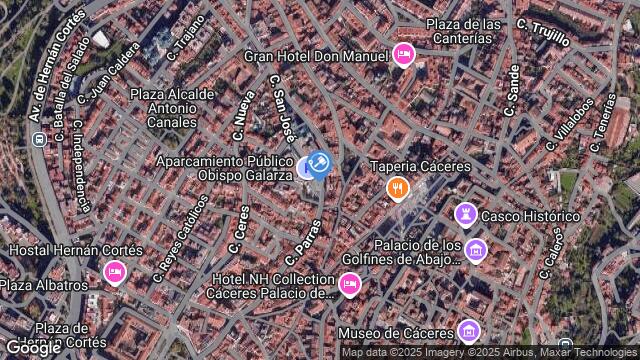 Ubicación de la subastas Subasta de zz urbanizaciÓn las viñas, en Cáceres