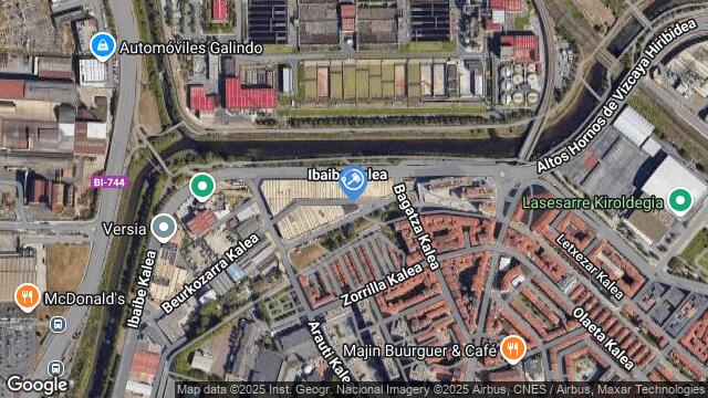 Ubicación de la subastas Subasta de garaje en BARAKALDO