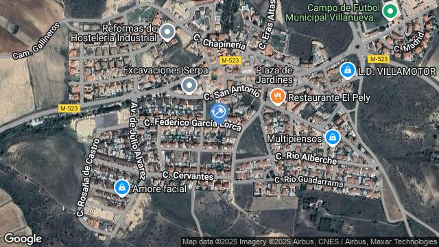 Ubicación de la subastas Subasta de finca rústica en Villanueva de Perales
