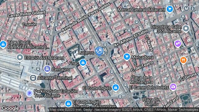 Ubicación de la subastas Subasta de ur la siesta en Alicante