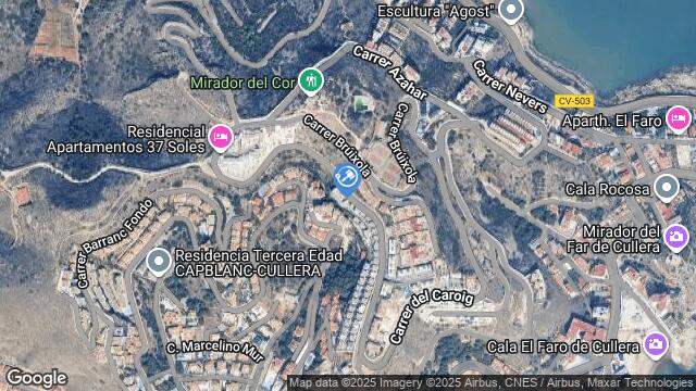 Ubicación de la subastas Subasta de vivienda en CULLERA