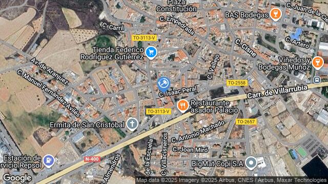 Ubicación de la subastas Subasta de f-9934 paraje la vereda  ( noblejas - toledo) en TOLEDO