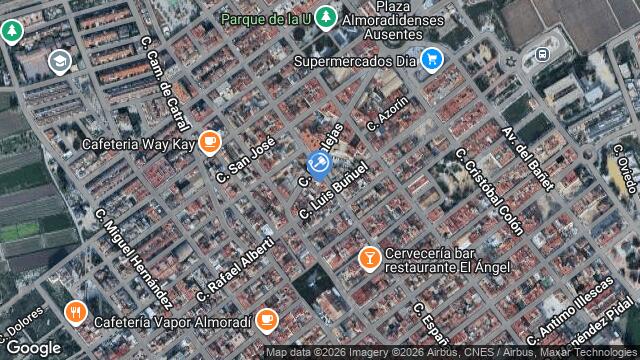 Ubicación de la subastas Subasta de cl españa ( almoradÍ) en ALMORADÍ