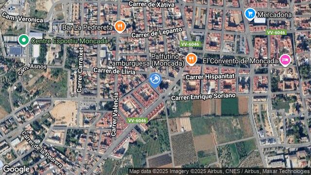 Ubicación de la subastas Subasta de vivienda en MONCADA
