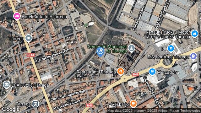 Ubicación de la subastas Subasta de vivienda en TARREGA
