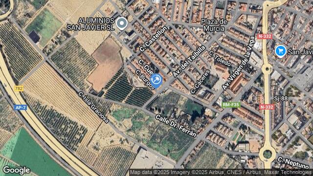 Ubicación de la subastas Subasta de cl burgos ( san javier) en SAN JAVIER