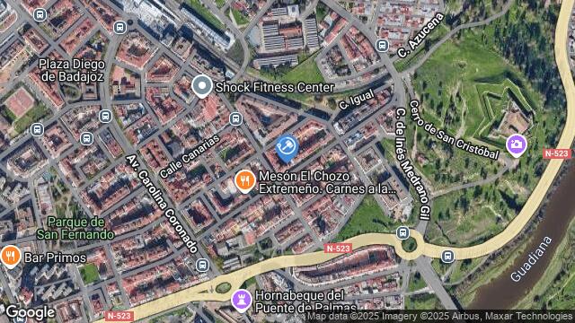 Ubicación de la subastas Subasta de vivienda en Badajoz