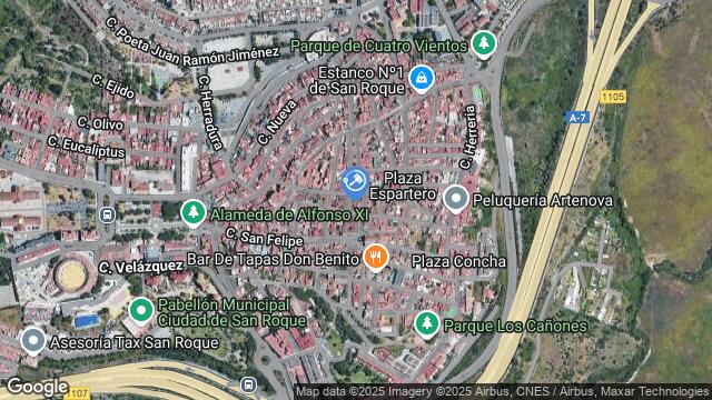 Ubicación de la subastas Subasta de vivienda en San Roque