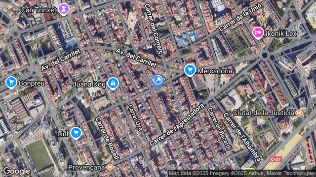 Ubicación de la subastas Subasta de vivienda en L' HOSPITALET