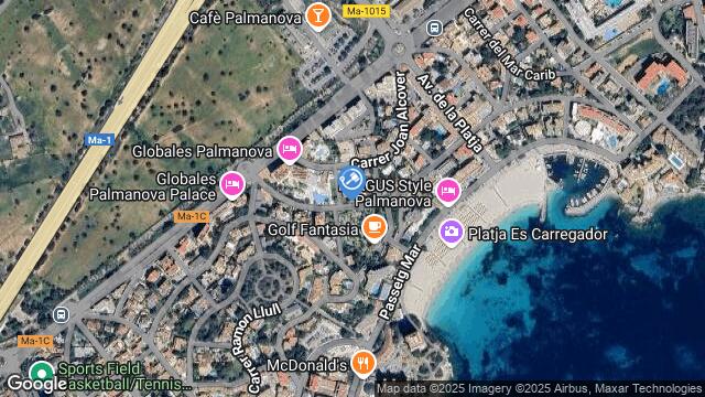 Ubicación de la subastas Subasta de vivienda en PALMA NOVA (CALVIÀ)