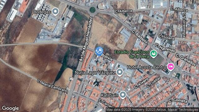 Ubicación de la subastas Subasta de vivienda en Almendralejo