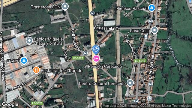 Ubicación de la subastas Subasta de garaje en LEON