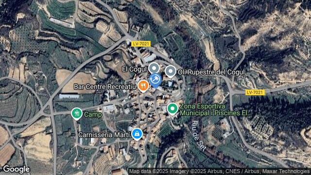 Ubicación de la subastas Subasta de finca rústica en Cogul