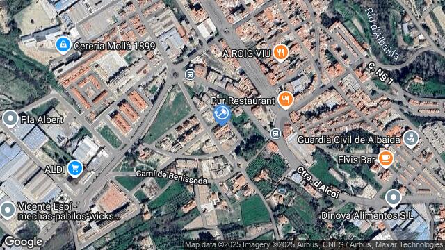 Ubicación de la subastas Subasta de solar en ALBAIDA