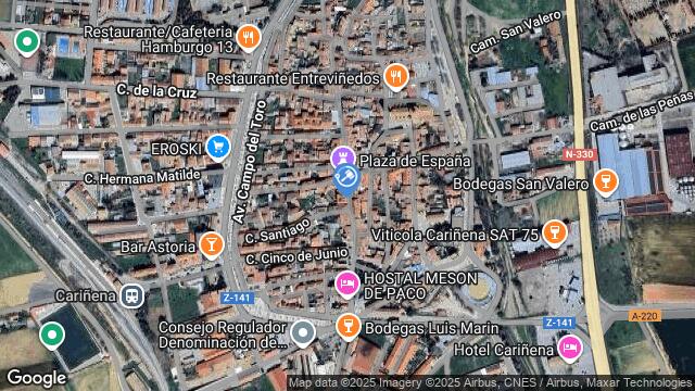 Ubicación de la subastas Subasta de finca rústica en Cariñena