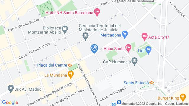 Ubicación de la subastas Subasta de vivienda en Barcelona