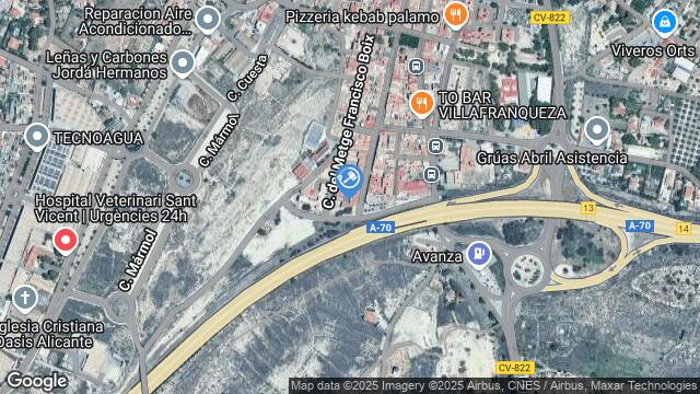 Ubicación de la subastas Subasta de vivienda en ALICANTE