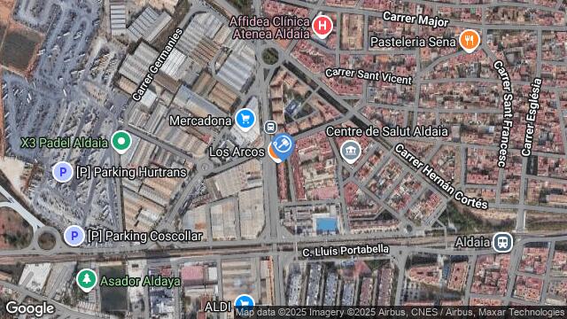 Ubicación de la subastas Subasta de garaje en ALDAIA
