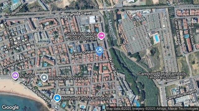 Ubicación de la subastas Subasta de solar en Cambrils