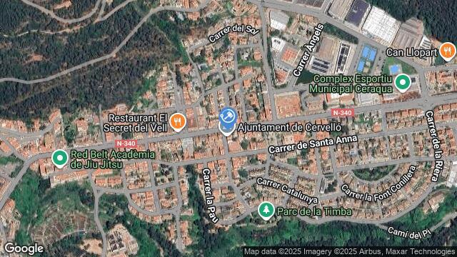 Ubicación de la subastas Subasta de vivienda en Cervelló