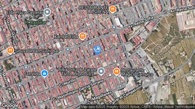 Ubicación de la subastas Subasta de nave industrial en PETRER